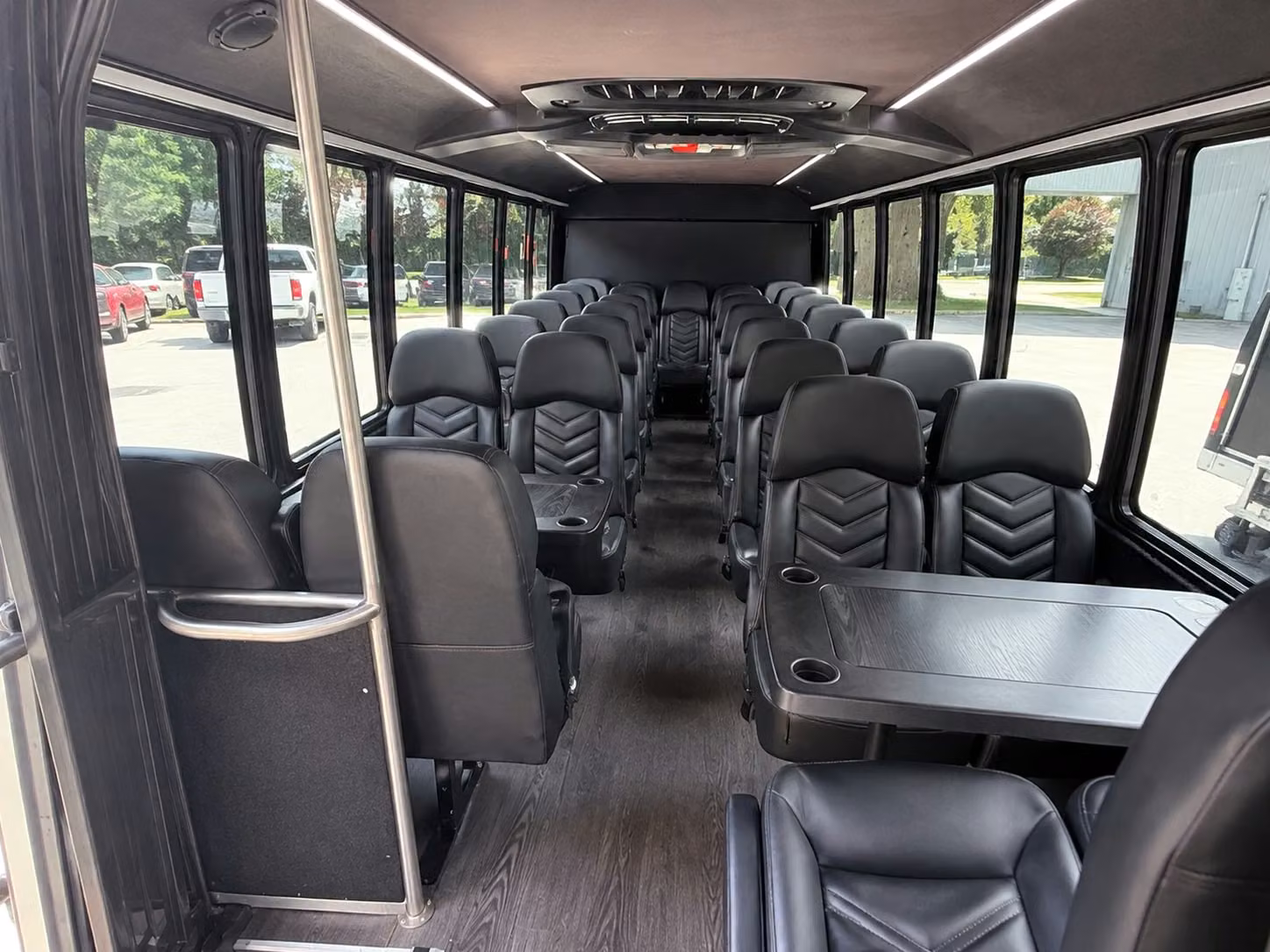 18 passenger minibus interior