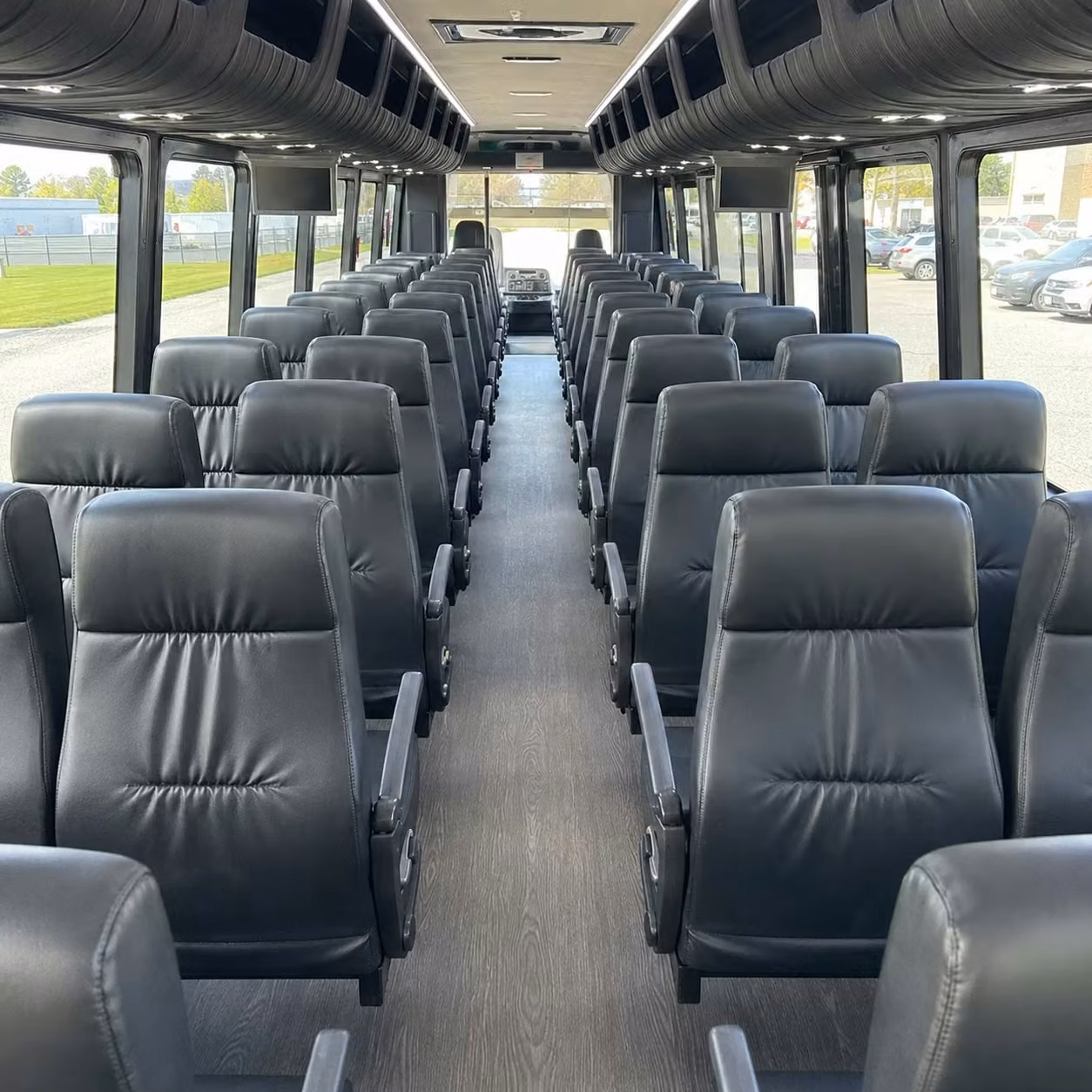 25 passenger minibus inside