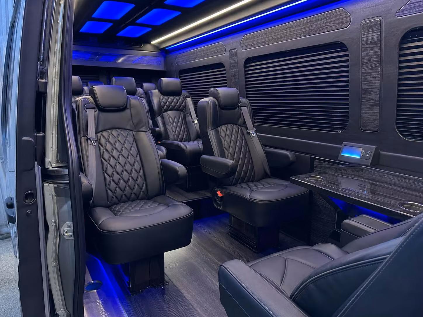 sprinter van transportation for groups and events across thornton