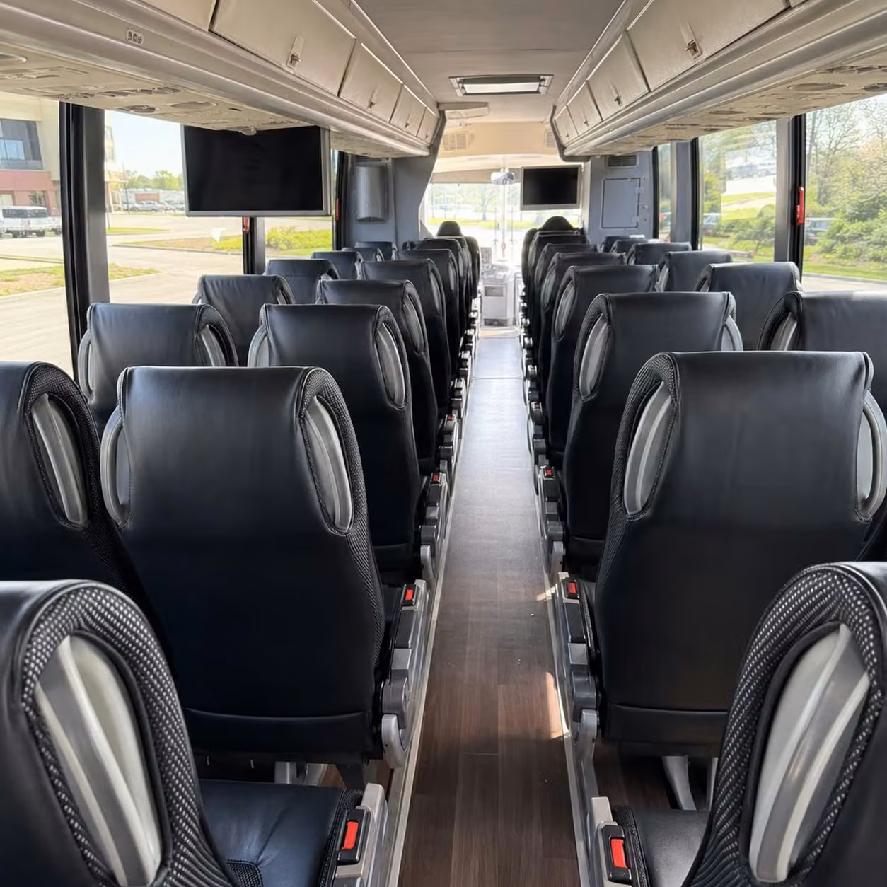 thornton charter bus interior