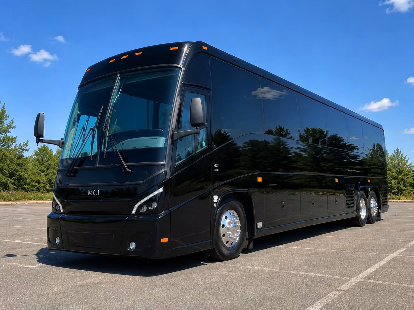 thornton charter bus rental exterior